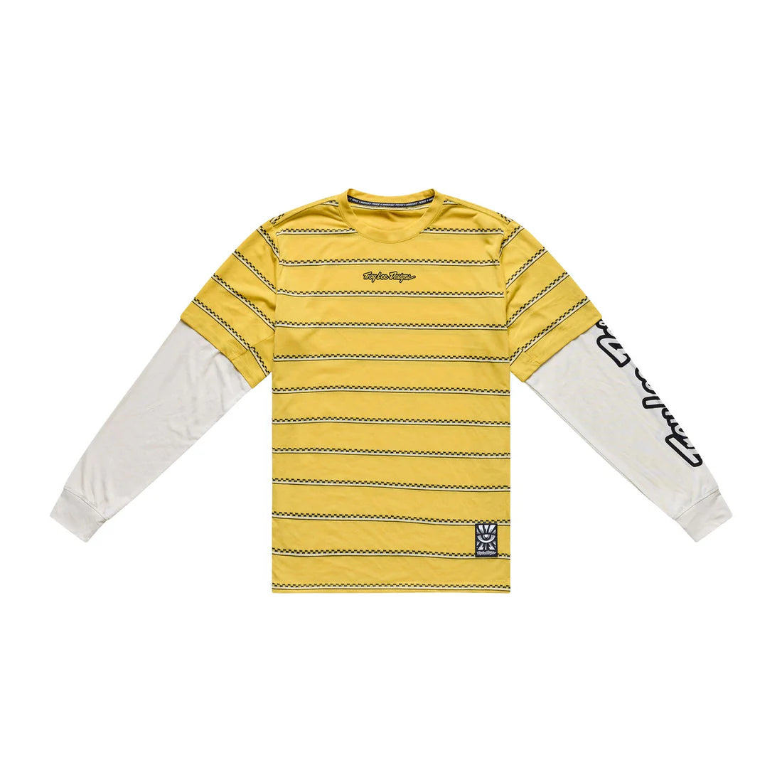 TROY LEE DESIGNSSKYLINE FAKIE RIDE Maillot Manga Larga Amarillo