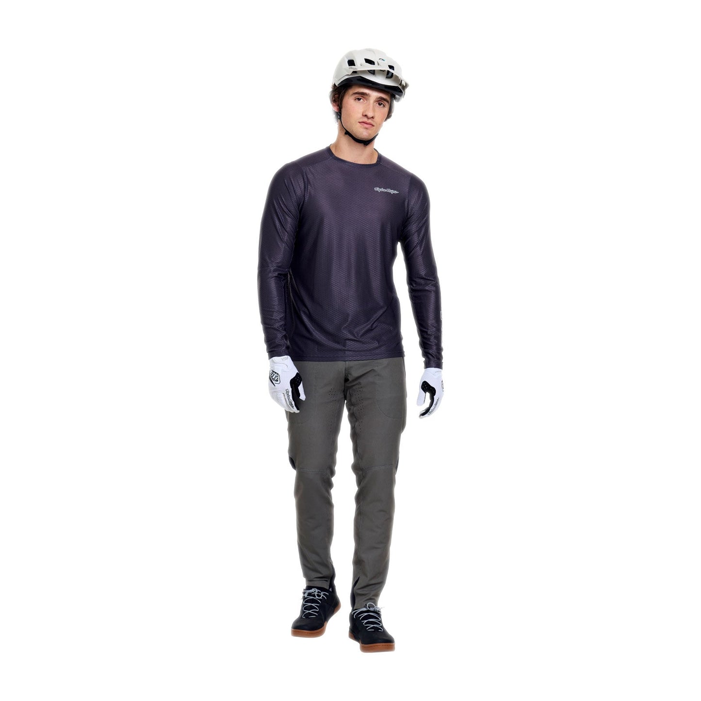 Maillot TROY LEE DESIGNS SKYLINE PRO AIR MONO Carbono manga larga