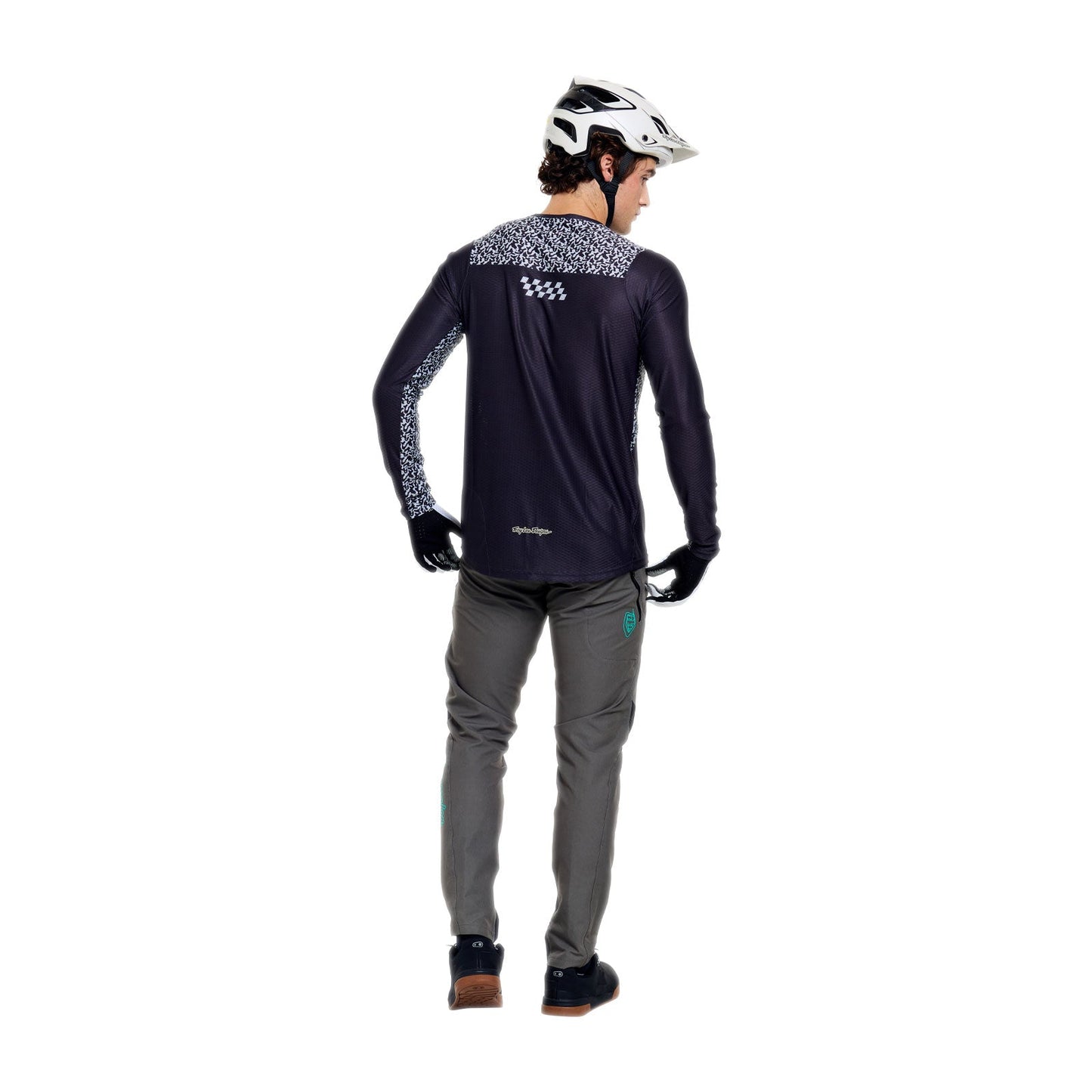 Maillot TROY LEE DESIGNS SKYLINE PRO AIR RIDGELINE Manga Larga Carbono