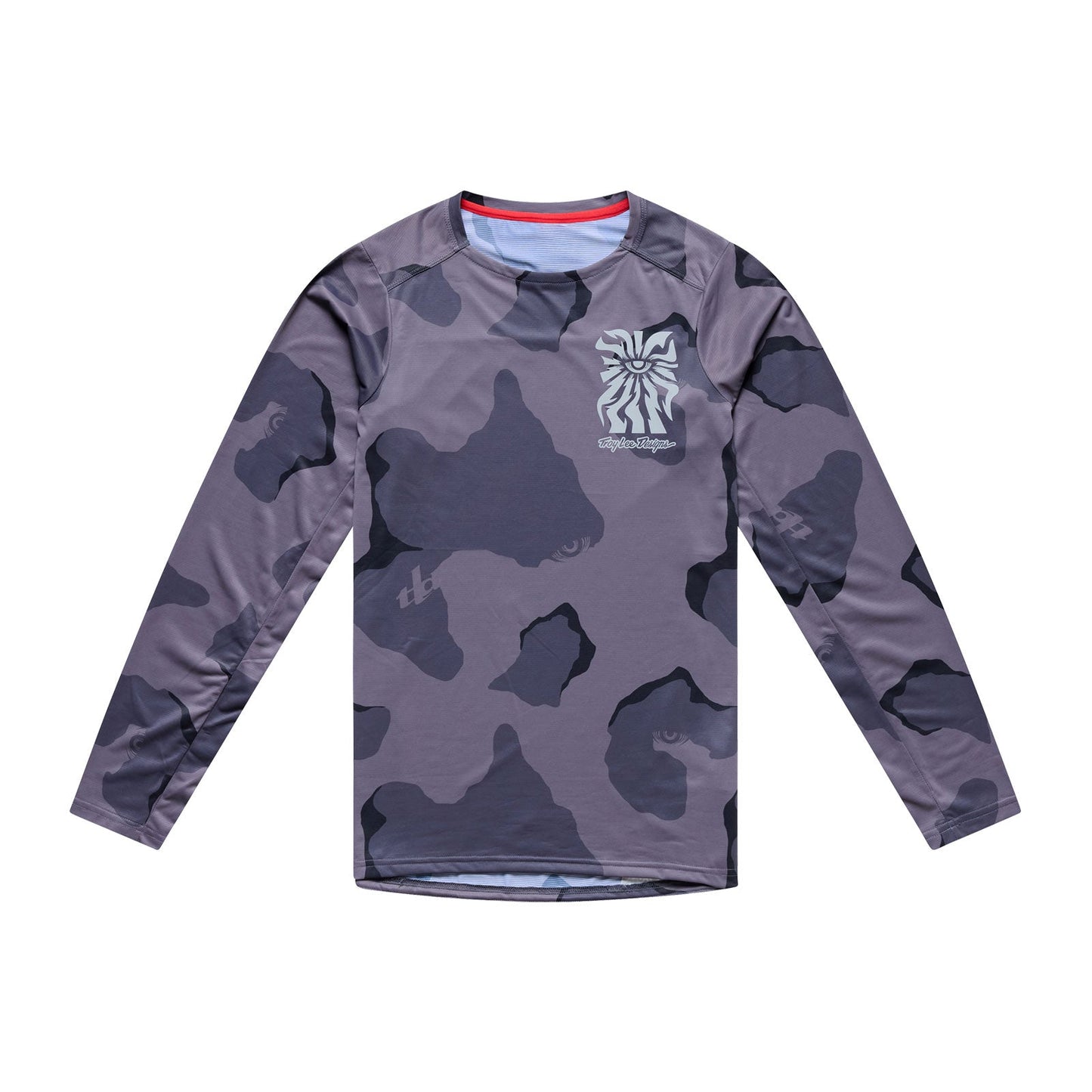 Maillot de manga larga TROY LEE DESIGNS SKYLINE PRO FLOW CAMO Carbono