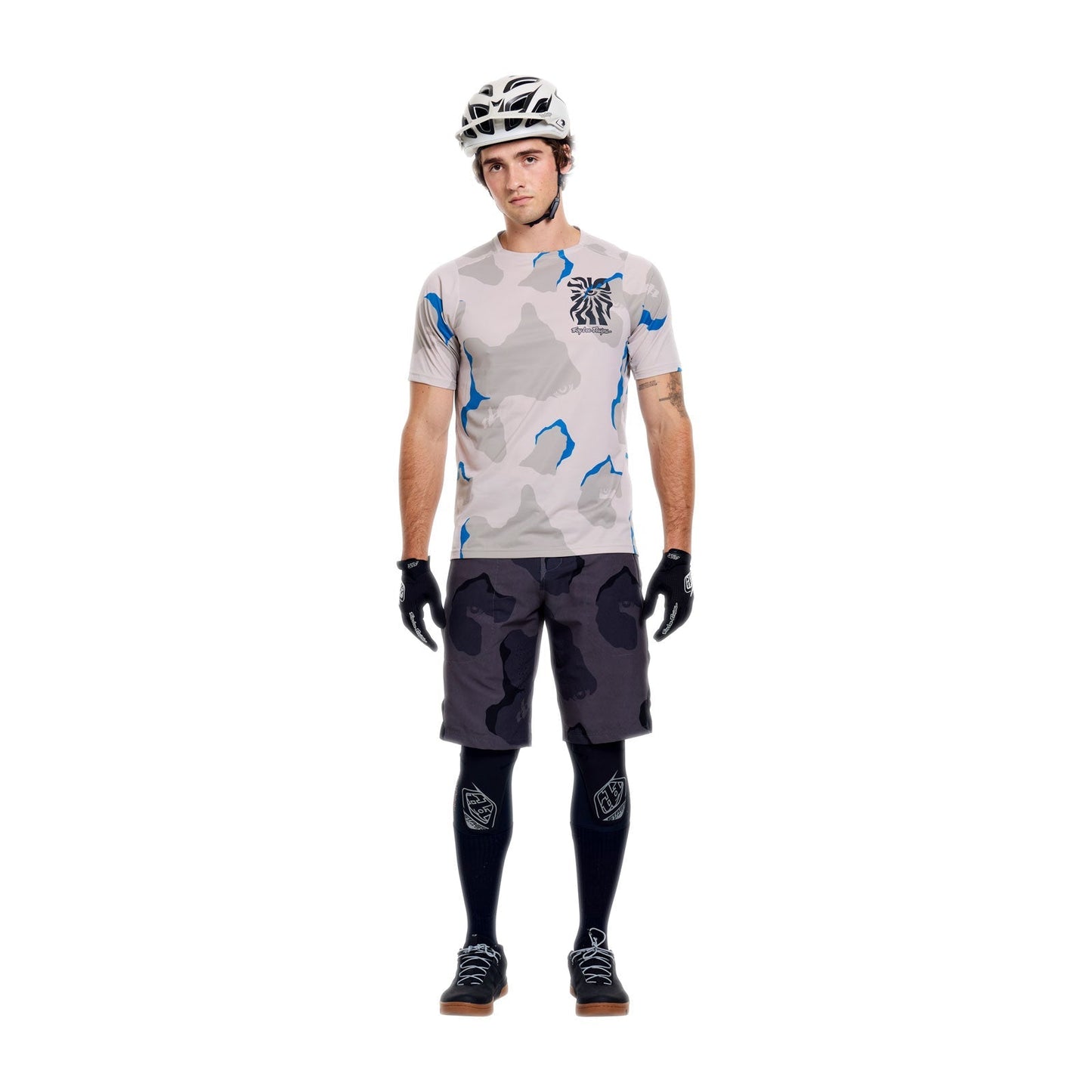 TROY LEE DESIGNS SKYLINE PRO FLOW CAMO Carbono Pantalón Corto con Forro BN3TH