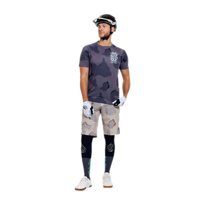 Maillot TROY LEE DESIGNS SKYLINE PRO FLOW CAMO Mangas Cortas Carbon