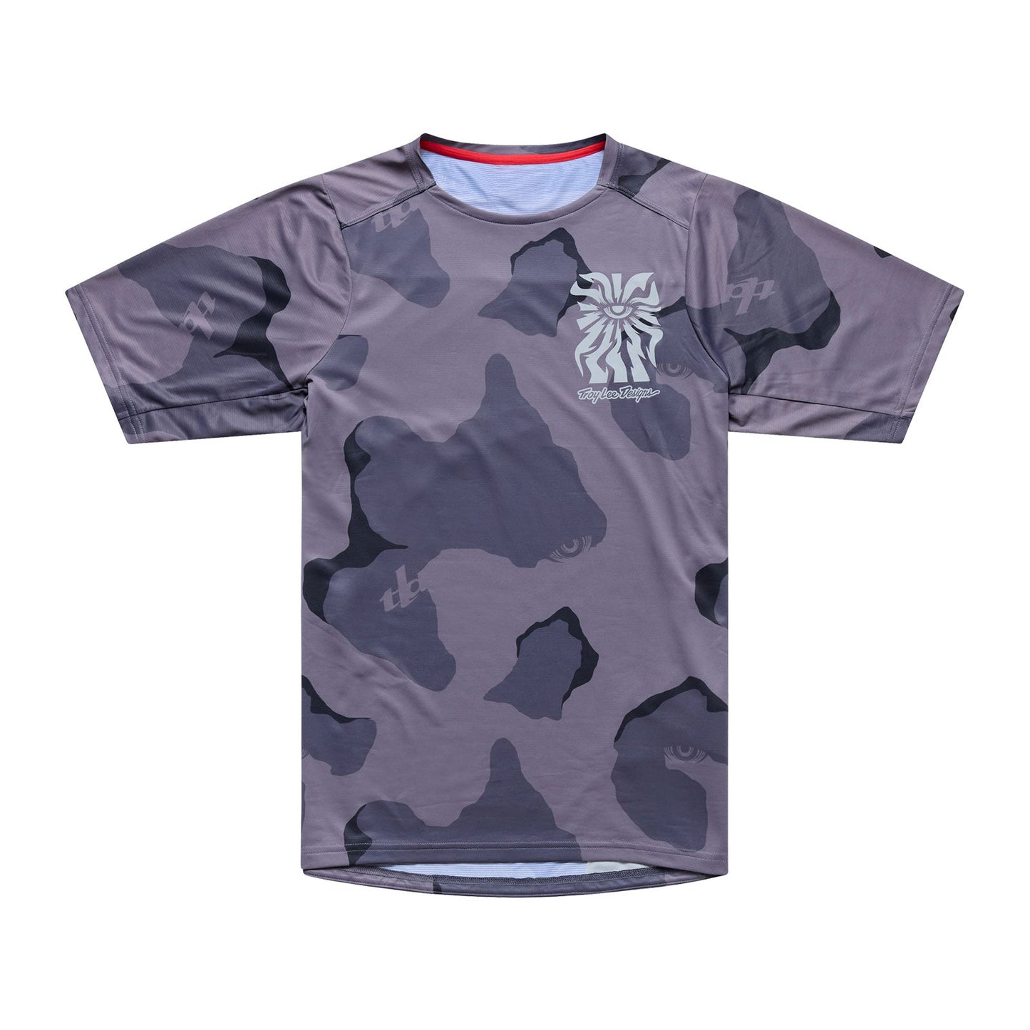 Maillot manga corta TROY LEE DESIGNS SKYLINE PRO FLOW CAMO Carbono