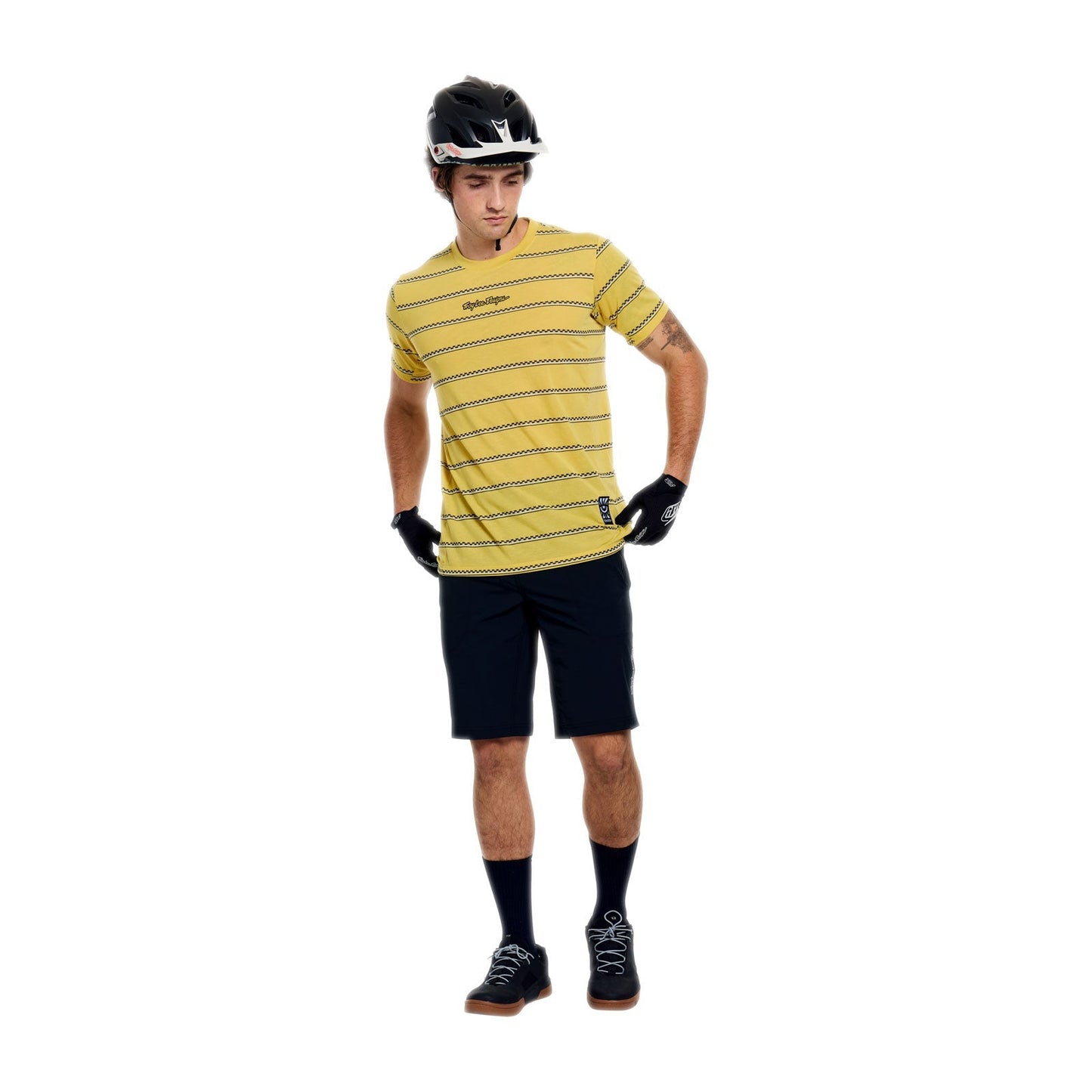 TROY LEE DESIGNS SKYLINE FAKIE RIDE Maillot Manga Corta Amarillo