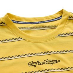 TROY LEE DESIGNSSKYLINE FAKIE RIDE Maillot Manga Corta Amarillo