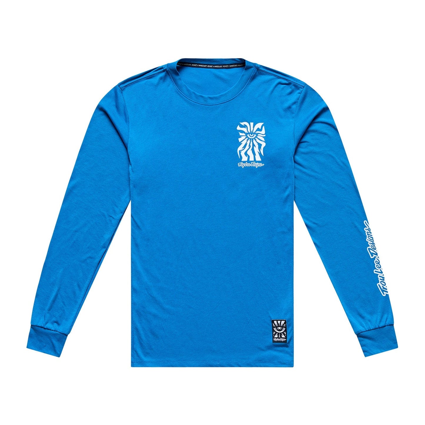 TROY LEE DESIGNS SKYLINE RIDE ONE EYE AERO Maillot Manga Larga Azul