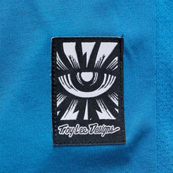 TROY LEE DESIGNSSKYLINE RIDE ONE EYE AERO Maillot Manga Larga Azul