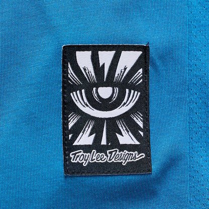 Maillot TROY LEE DESIGNS SKYLINE RIDE ONE EYE AERO Mangas Largas Azul