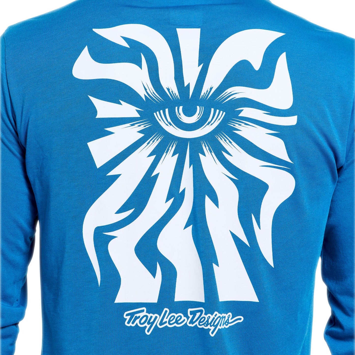 TROY LEE DESIGNS SKYLINE RIDE ONE EYE AERO Maillot Manga Larga Azul