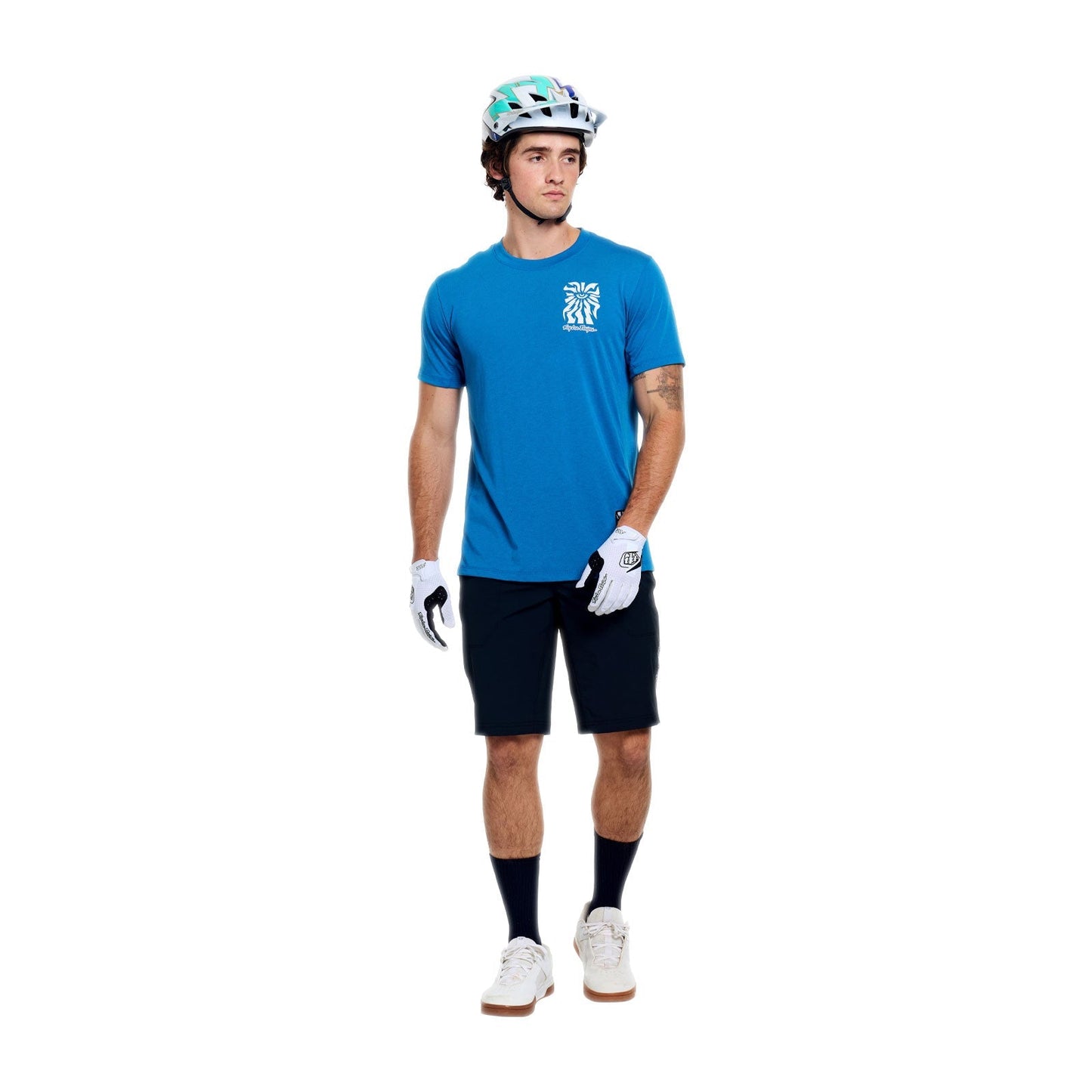 Maillot TROY LEE DESIGNS SKYLINE RIDE ONE EYE AERO Manga Corta Azul