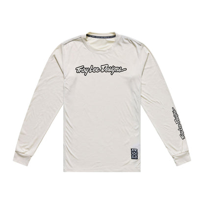 Maillot TROY LEE DESIGNS SKYLINE RIDE SIGNATURE Mangas Largas Pumice