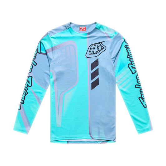TROY LEE DESIGNS SPRINT PRO LOWRIDER Maillot Manga Larga Azul