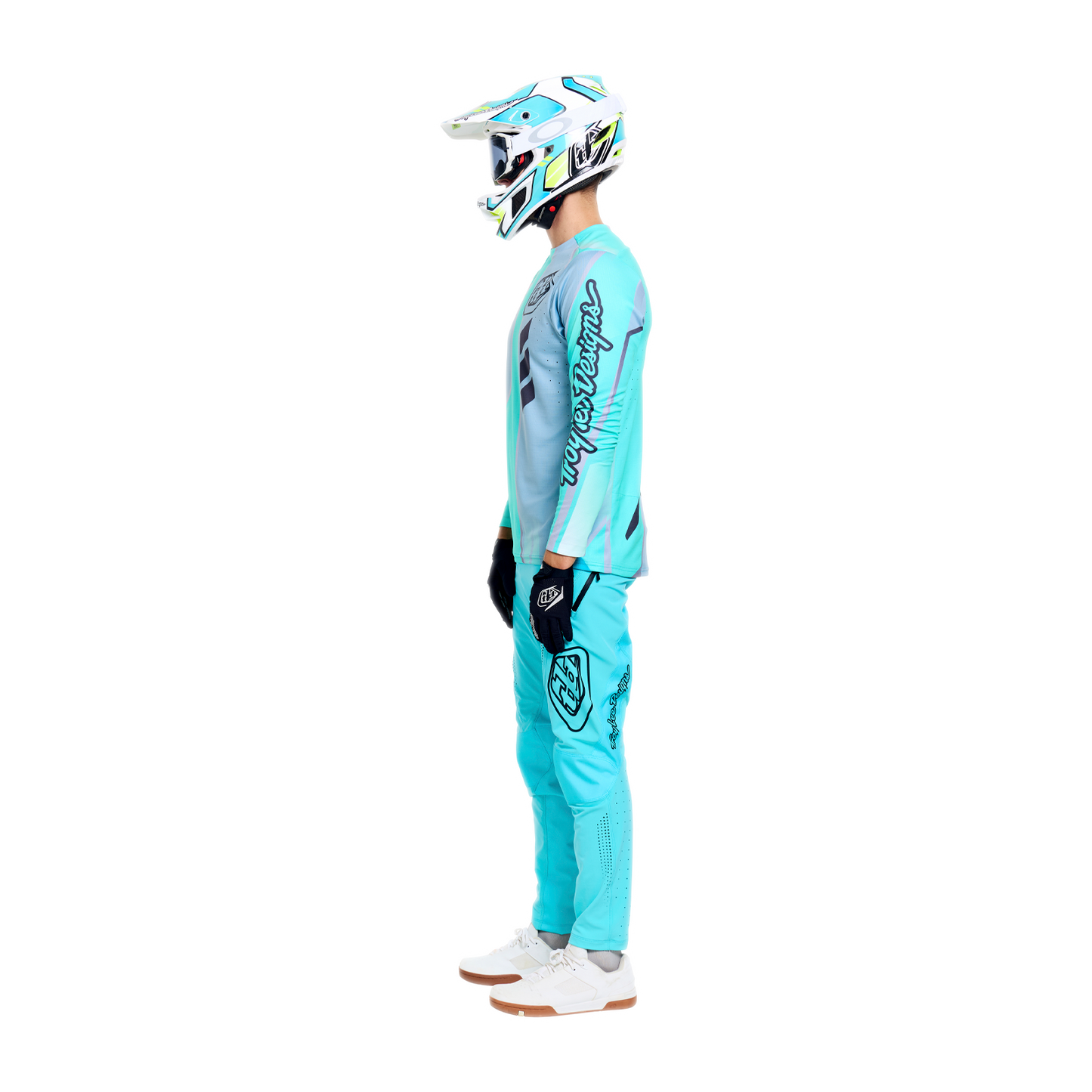 TROY LEE DESIGNS SPRINT PRO LOWRIDER Maillot Manga Larga Azul