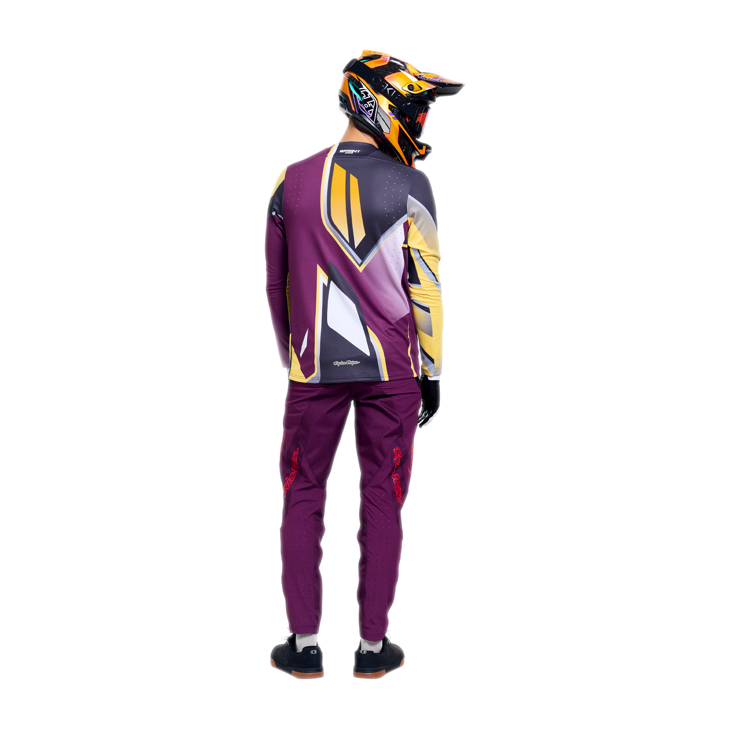 Maillot de manga larga TROY LEE DESIGNS SPRINT PRO LOWRIDER Sangria