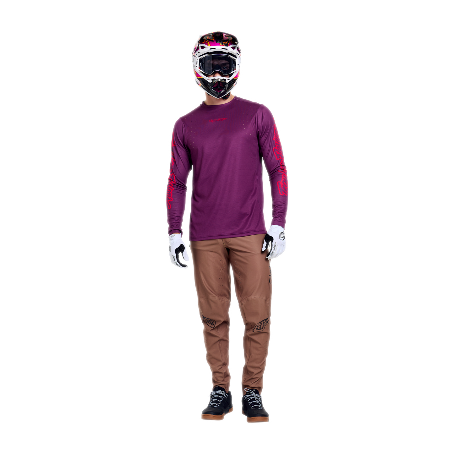 Maillot de manga larga TROY LEE DESIGNS SPRINT PRO MONO Sangria