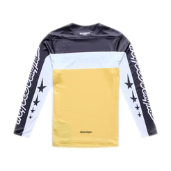 Maillot de manga larga TROY LEE DESIGNS SPRINT PRO YO MOTO Negro/Amarillo
