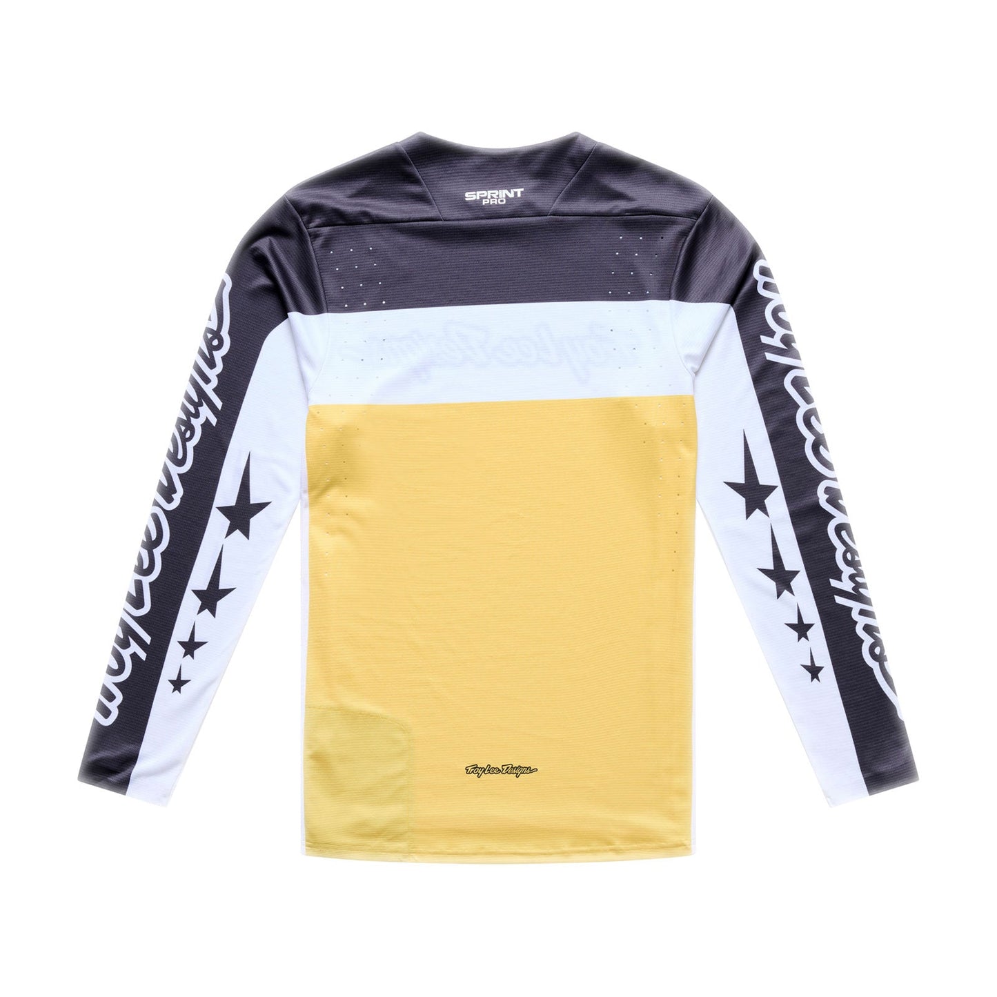 Maillot de manga larga TROY LEE DESIGNS SPRINT PRO YO MOTO Negro/Amarillo