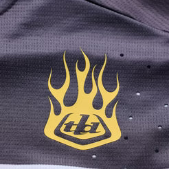 Maillot de manga larga TROY LEE DESIGNS SPRINT PRO YO MOTO Negro/Amarillo