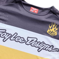 Maillot de manga larga TROY LEE DESIGNS SPRINT PRO YO MOTO Negro/Amarillo