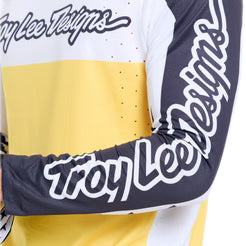 Maillot de manga larga TROY LEE DESIGNS SPRINT PRO YO MOTO Negro/Amarillo