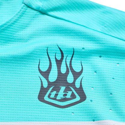 Maillot TROY LEE DESIGNS SPRINT PRO YO MOTO Mangas Largas Negro/Azul