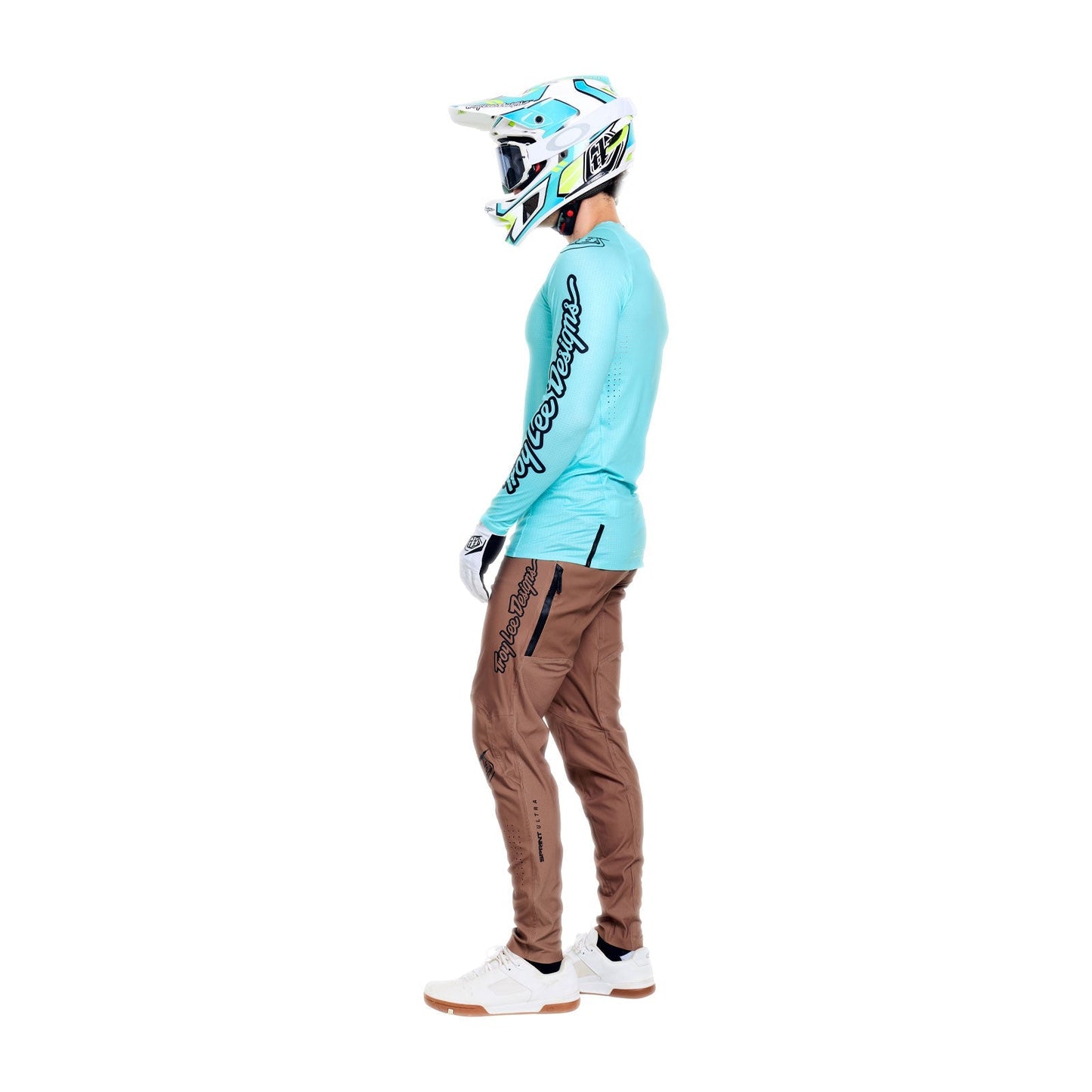 Maillot de manga larga TROY LEE DESIGNS SPRINT ULTRA MONO Turquesa