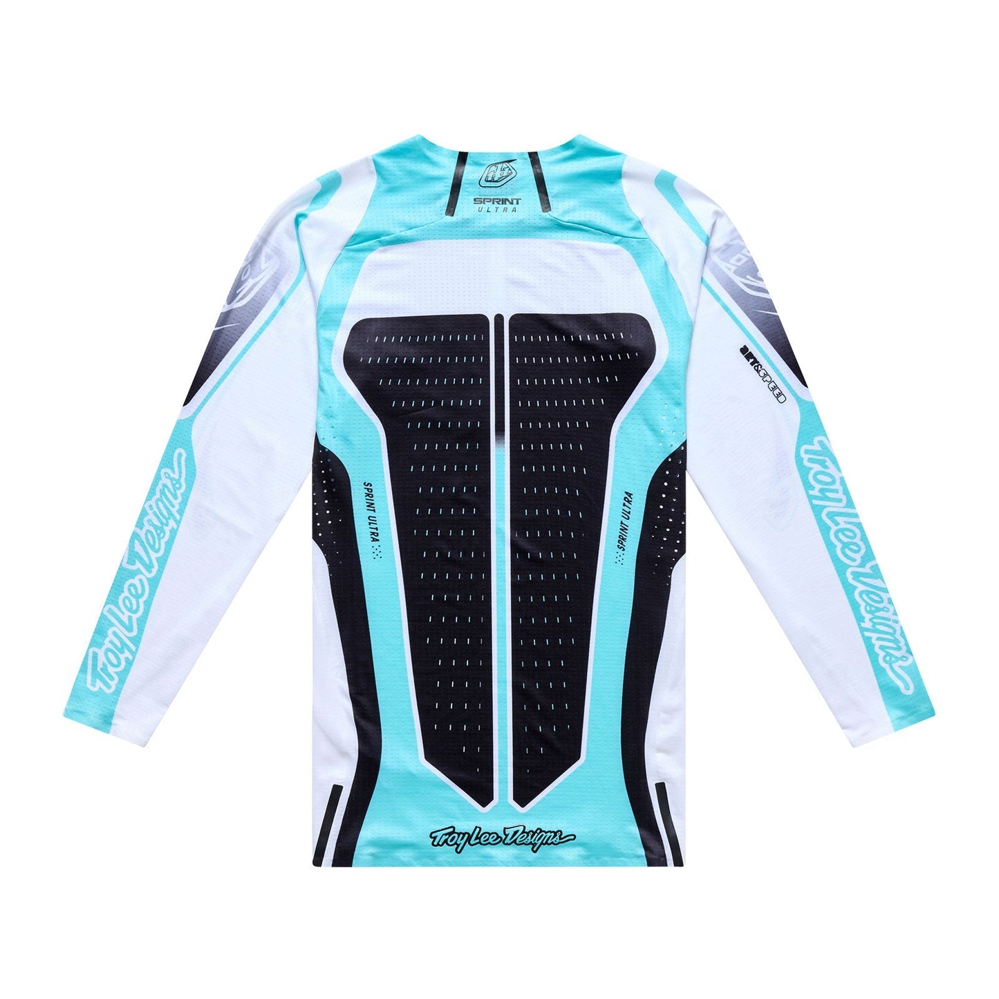 Maillot de manga larga TROY LEE DESIGNS SPRINT ULTRA PROTON Blanco/Azul