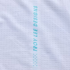 Maillot de manga larga TROY LEE DESIGNS SPRINT ULTRA PROTON Blanco/Azul