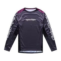 TROY LEE DESIGNS STAGE SIGNATURE Maillot Manga Larga Carbono