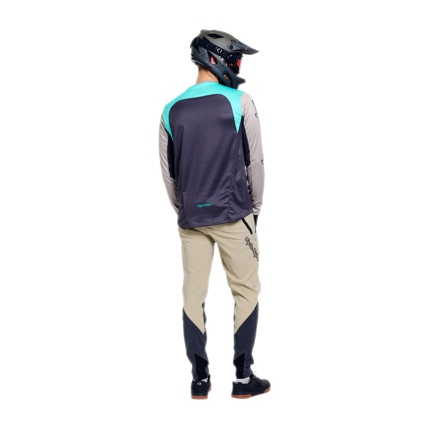 Maillot de manga larga TROY LEE DESIGNS STAGE SIGNATURE Gris/Azul