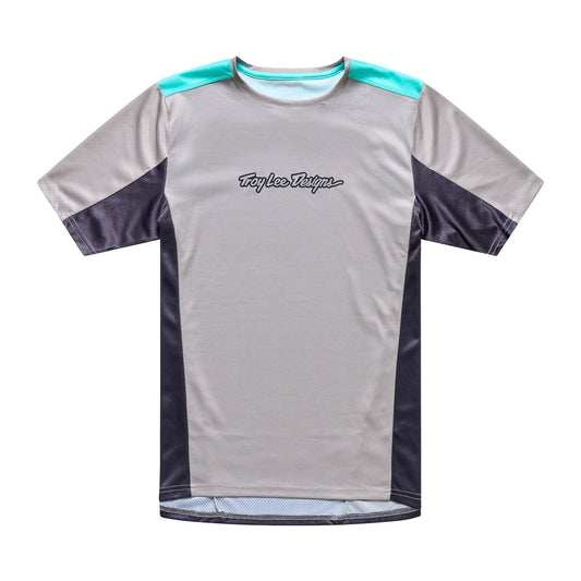 Maillot de manga corta TROY LEE DESIGNS STAGE SIGNATURE Gris/Azul