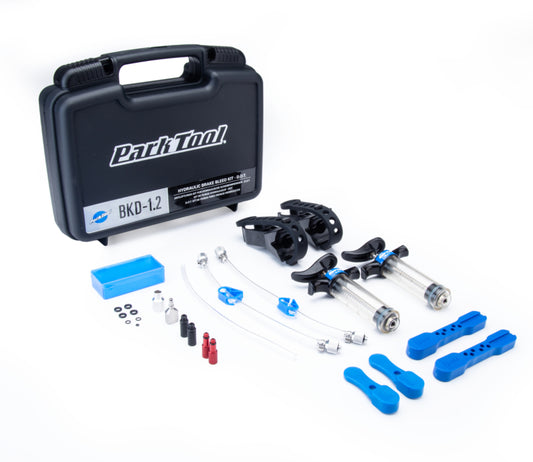 Park Tool BKD-1.2, kit completo de purga para frenos hidráulicos con líquido DOT