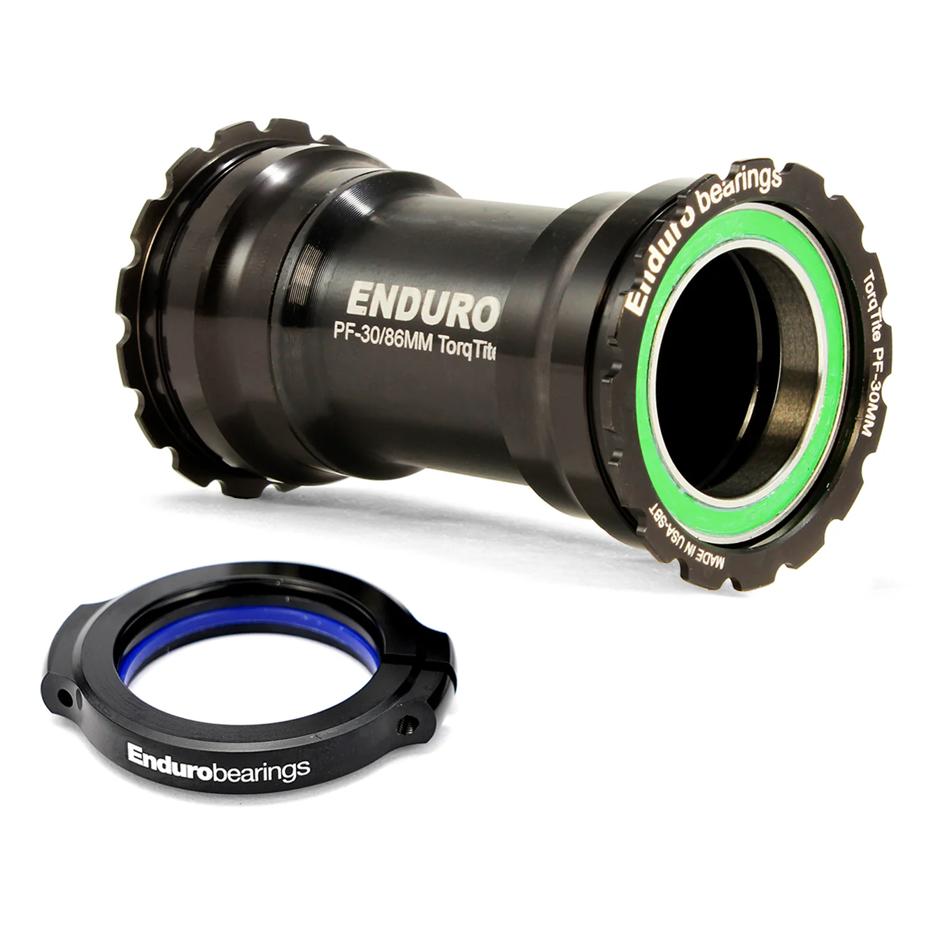 ENDURO BEARINGS TorqTite BB386 Eje de pedalier 30mm - XD-15 Pro - Negro