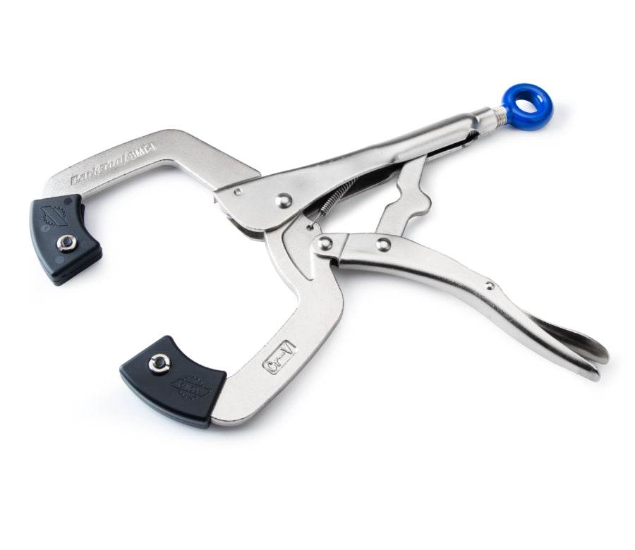 Park Tool BMT-1 con las mordazas abiertas