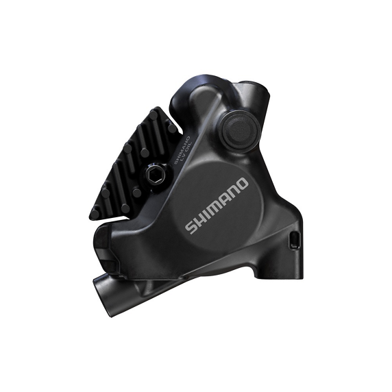 SHIMANO BR-MT805 Pinza de freno de disco trasero con sistema de montaje plano de 2 pistones
