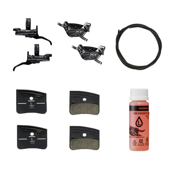 Par de Frenos SHIMANO XT M8220 Enduro 4 Pistones