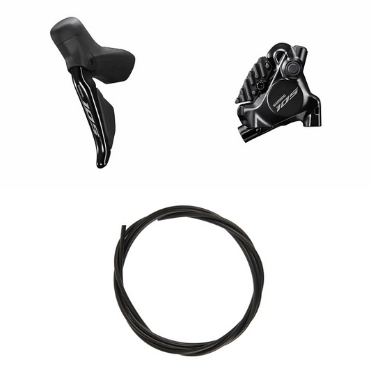 SHIMANO 105 R7170 12V Montaje Plano Palanca Recta Discless y Pinza Trasera