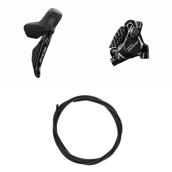 SHIMANO 105 R7170 12V Montaje Plano Palanca Recta Discless y Pinza Trasera