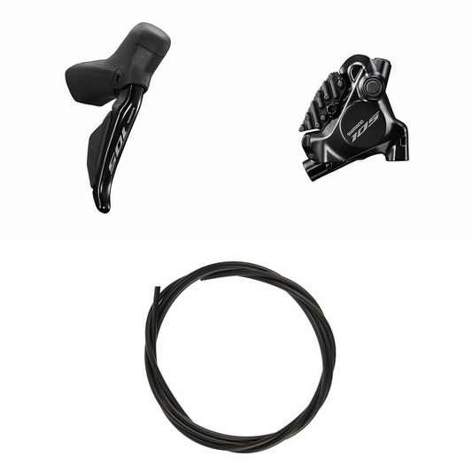 SHIMANO 105 R7170 12V Montaje Plano Palanca Recta Discless y Pinza Trasera