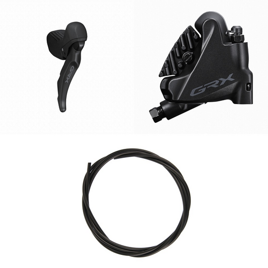 Palanca Derecha y Pinza Trasera SHIMANO GRX ST-RX610 + BR-RX400 Flat Mount 12V
