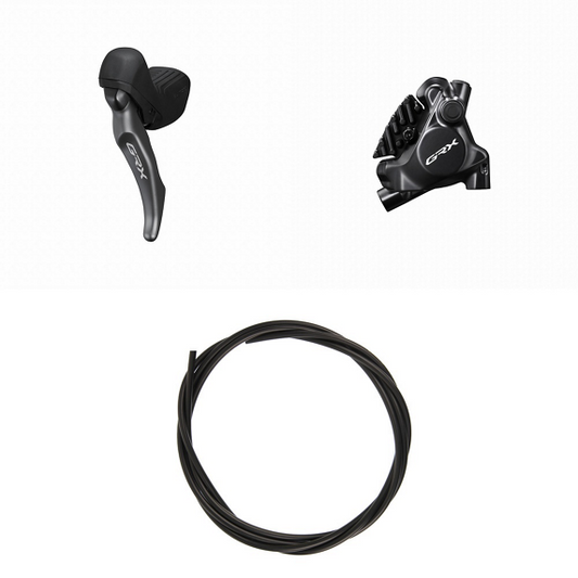 Palanca Izquierda Mono y Pinza Delantera SHIMANO GRX ST-RX820-LA + BR-RX820 Flat Mount