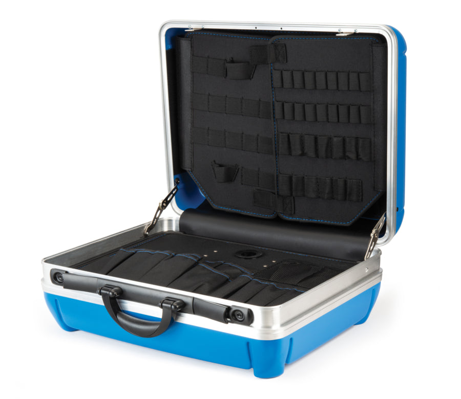 Park Tool BX-2.2, maletín abierto con paneles para herramientas
