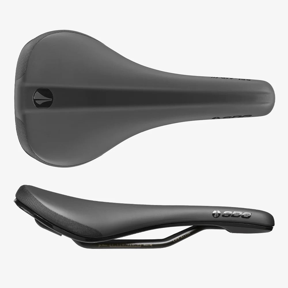 Sillín SDG BEL-AIR V3 MAX Air Foam con raíles Lux-Alloy gris