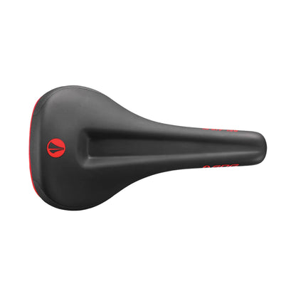 Sillín SDG BEL-AIR V3 MAX Raíles Lux-Alloy Negro/Rojo