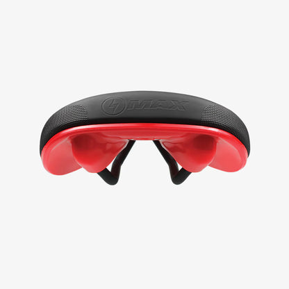 Sillín SDG BEL-AIR V3 MAX Raíles Lux-Alloy Negro/Rojo