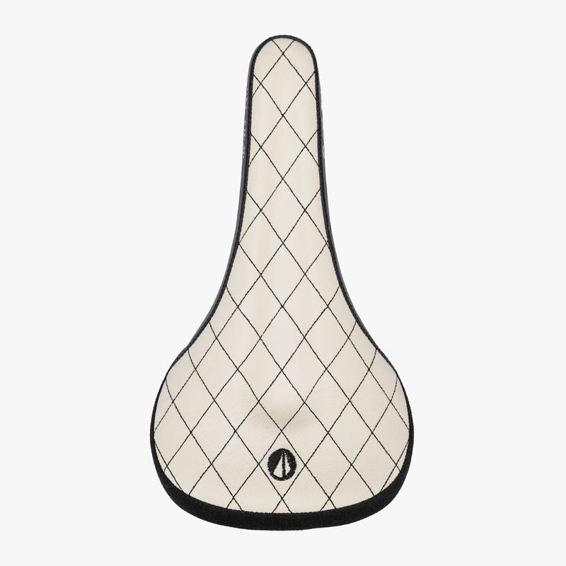 Sillín SDG Bel-Air V3 Max Stitched Leather blanco, vista superior