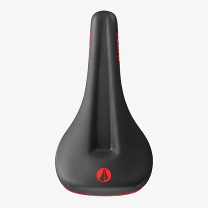 Sillín SDG BEL-AIR V3 MAX Raíles Lux-Alloy Negro/Rojo
