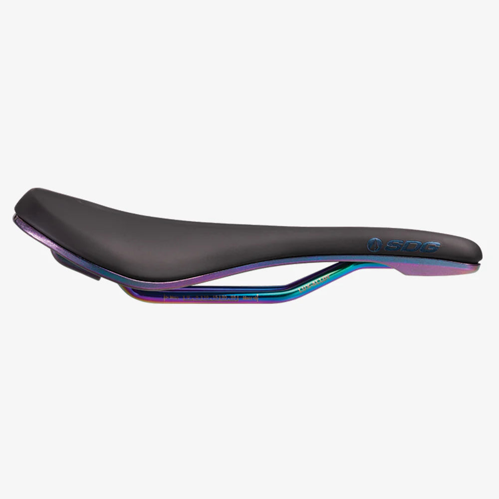 Sillín SDG BEL-AIR V3 OVERLAND Rails Lux-Alloy Negro/Oil Slick