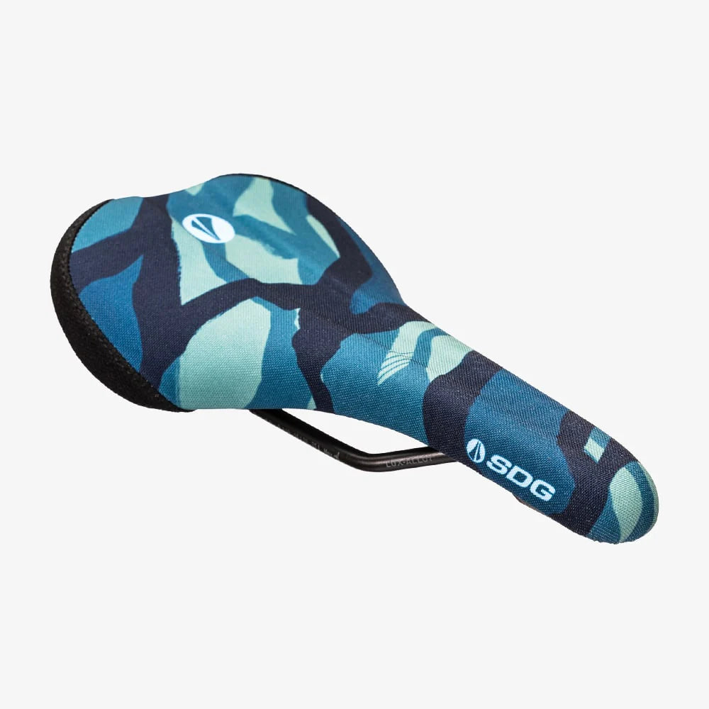 Sillín SDG BEL-AIR V3 TERRA FIRMA Rails Lux Alloy Camo Azul