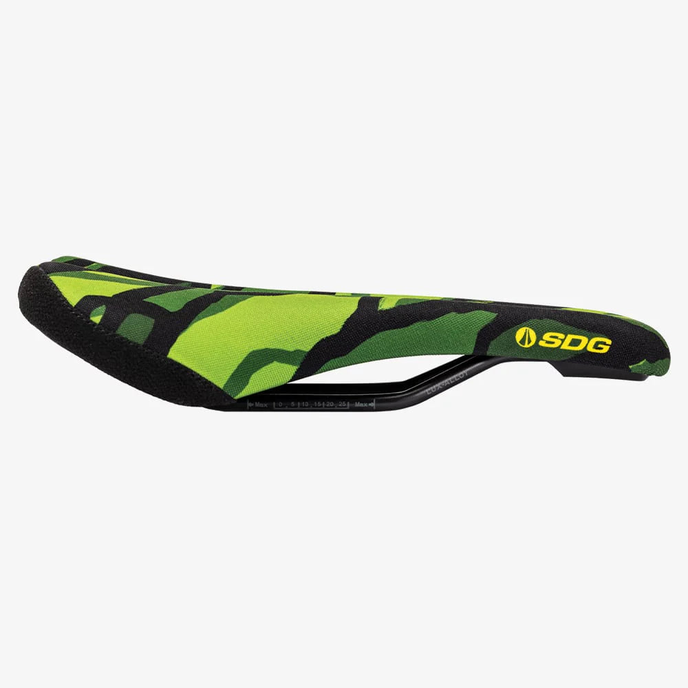 Sillín SDG BEL-AIR V3 TERRA FIRMA Rails Lux Alloy Camo Green